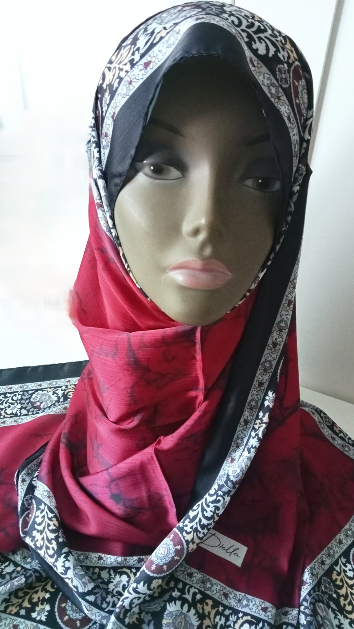 Foulard imprimé ROUGE