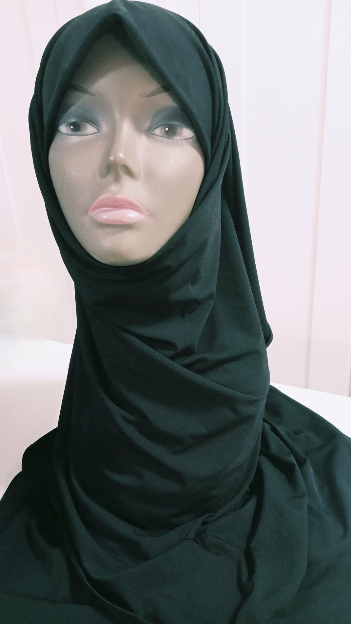 Foulards carres en JERSEY PREMUIM NOIR