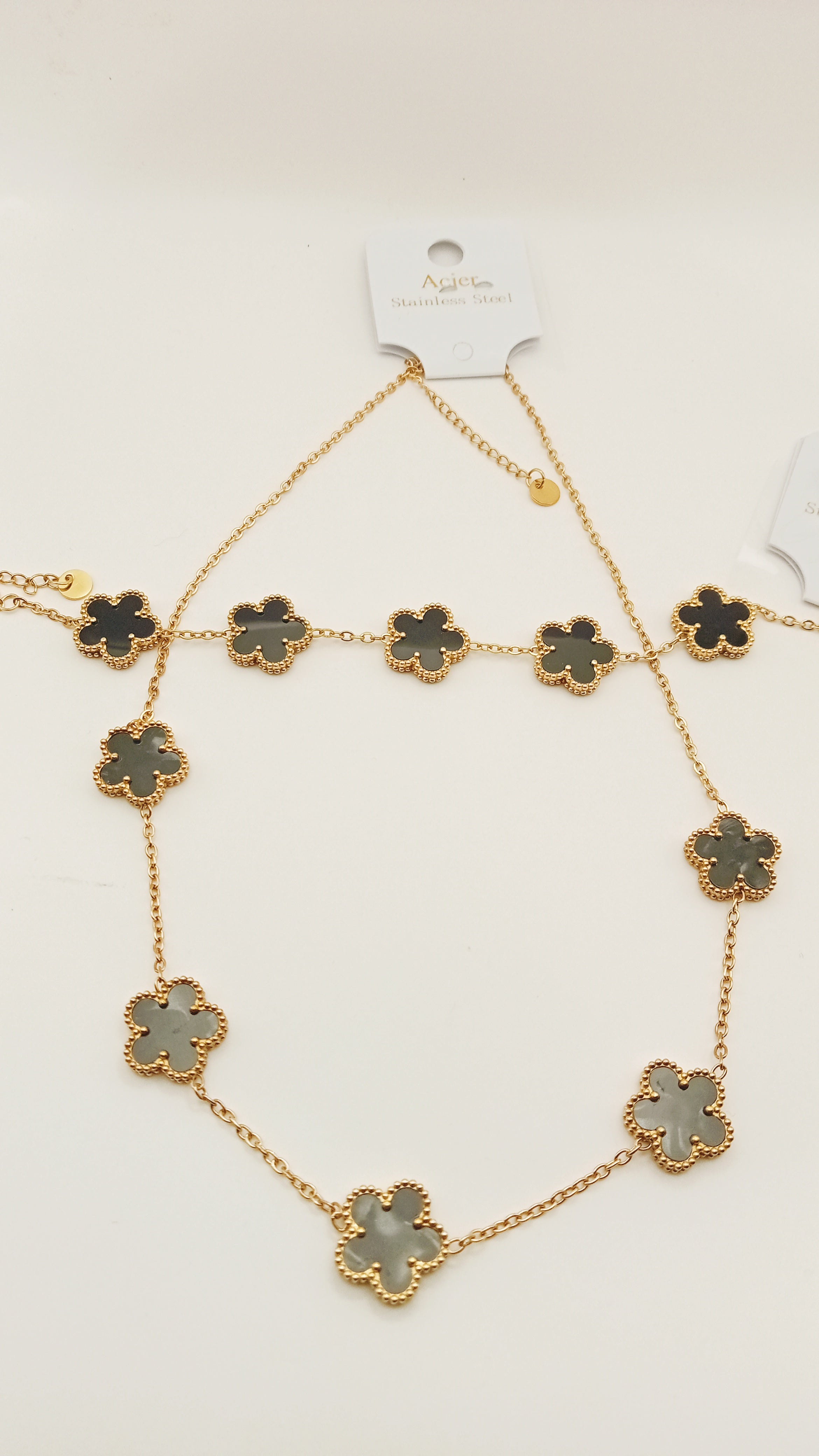 Parure cinqs trèfles